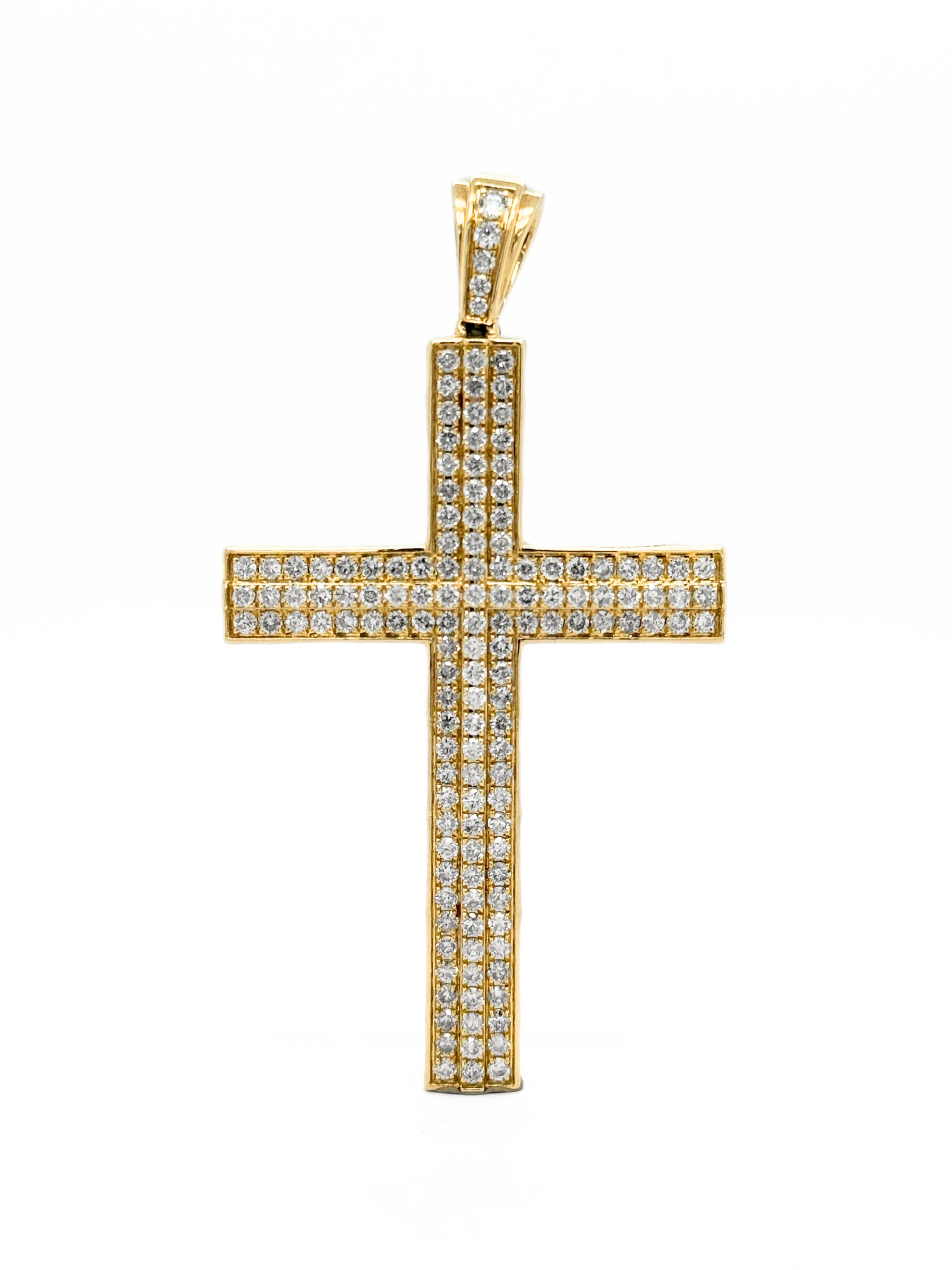 DIAMOND CROSS PENDANT-400846